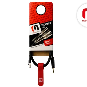 Akce Kabel mikrofonní XLR mini F / Jack 3,5 ST, RED´s Music - 3m